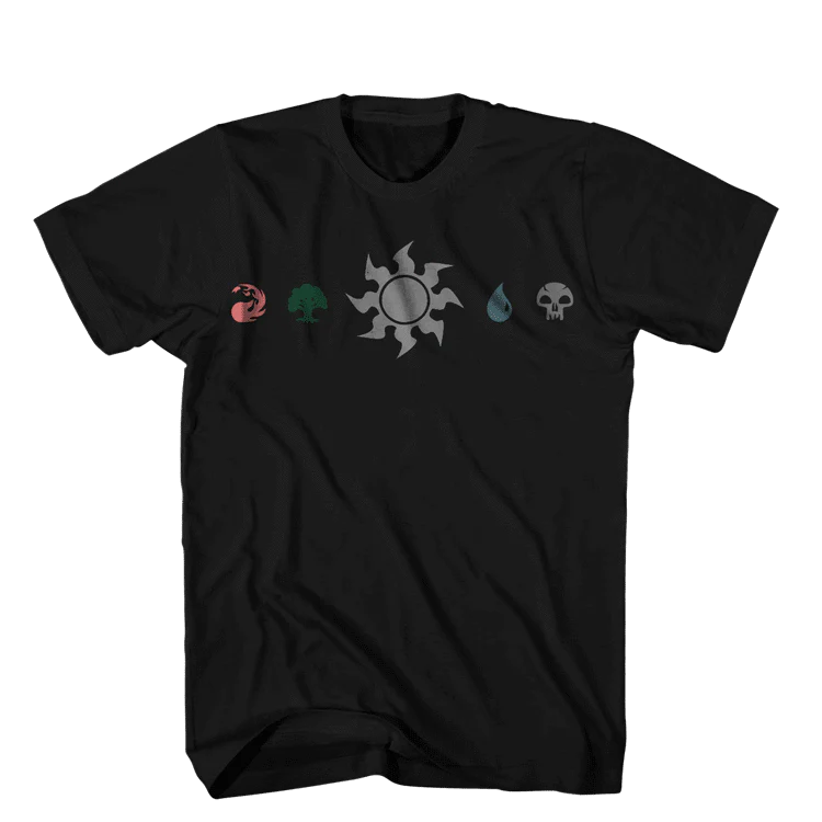 White of Five T-Shirt for Magic: The Gathering