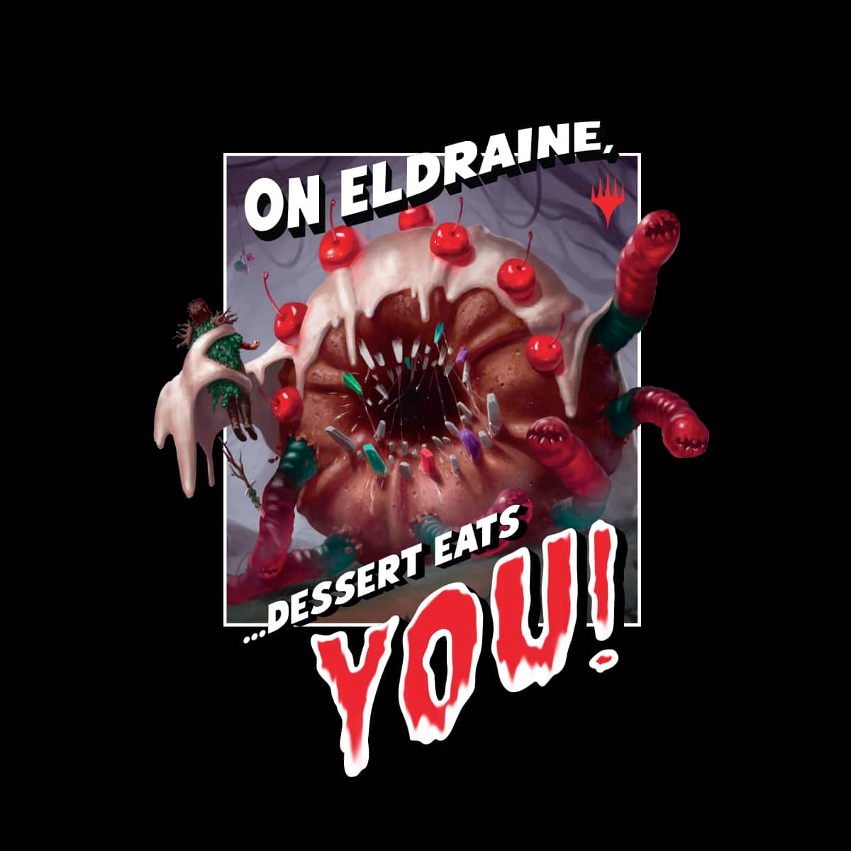 Wilds of Eldraine Devouring Sugarmaw T-Shirt for Magic: The Gathering - Image 4